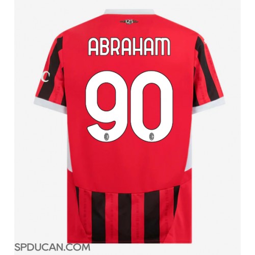 Muški Nogometni Dres AC Milan Tammy Abraham #90 Domaci 2024-25 Kratak Rukav